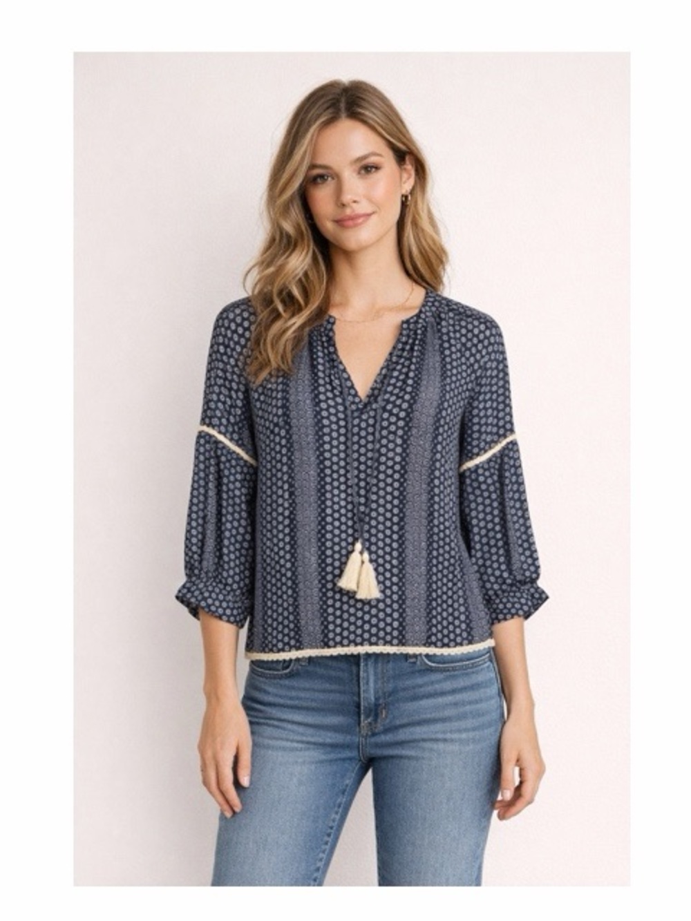 Clarte‎ Azalea Silk Tassel Blouse